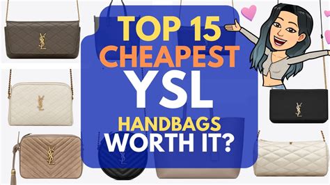 cheapest ysl handbag